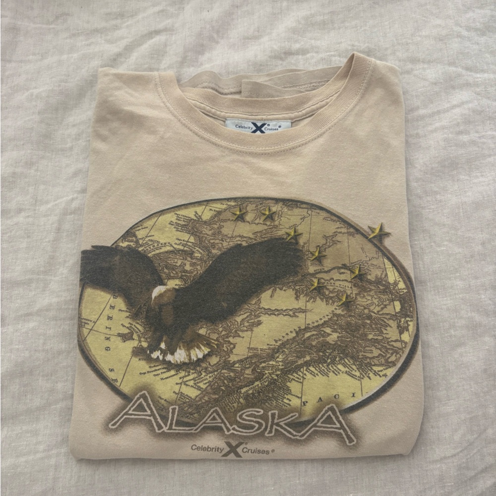 Celebrity Cruises Beige T-Shirt